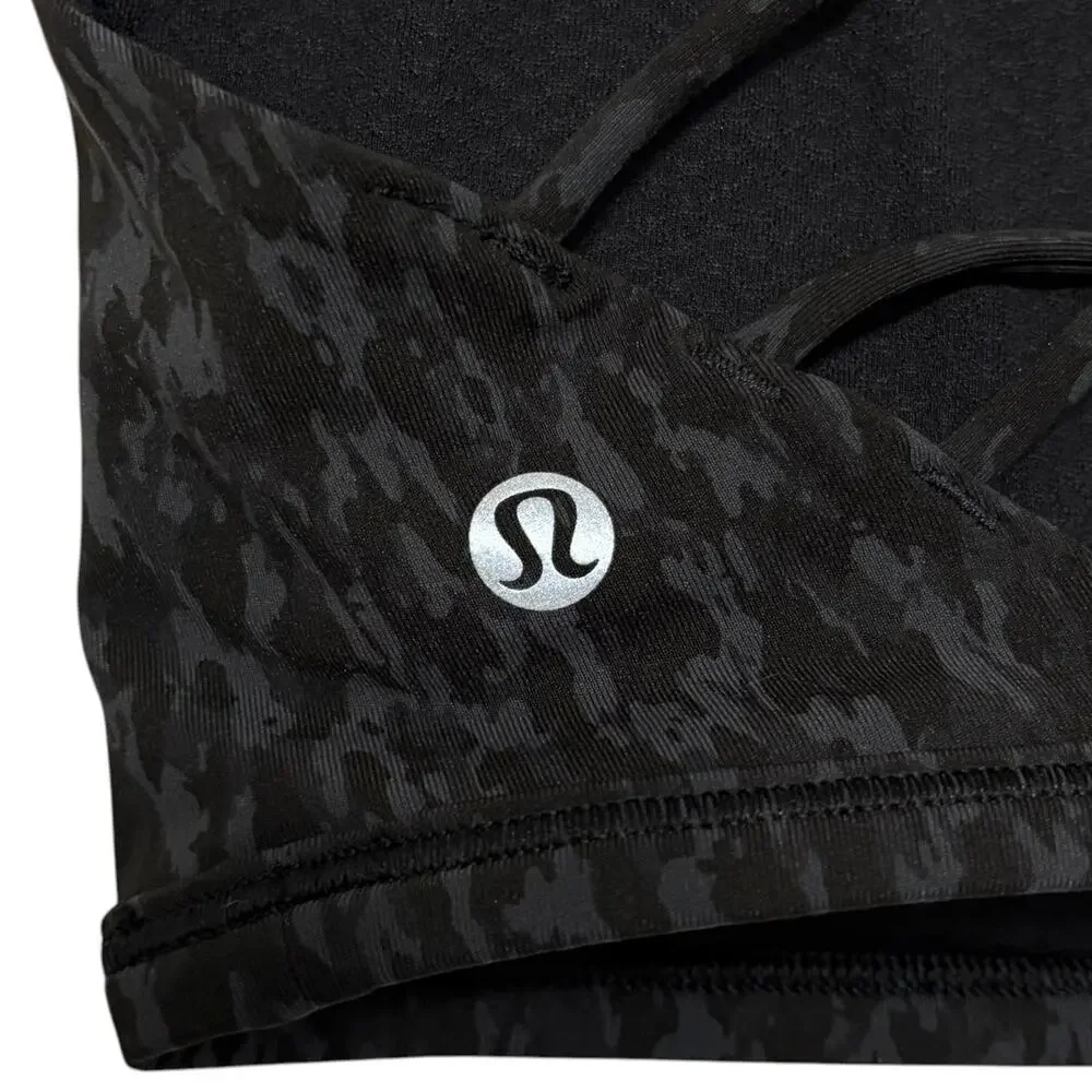 Lululemon Free To Be Bra Women's Sz 10 Wild Thing Camo Light Support Gym Yoga